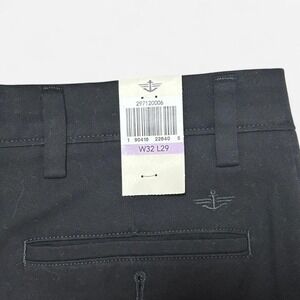 NWT Dockers Straight Leg Chino Workwear Pants Black Size 32x29